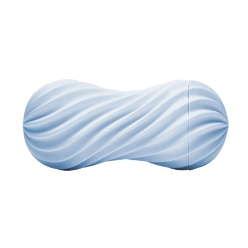 Мастурбатор Tenga FLEX Bubbly Blue с изменяемой интенсивностью, можно скручивать, вакуум фото 1