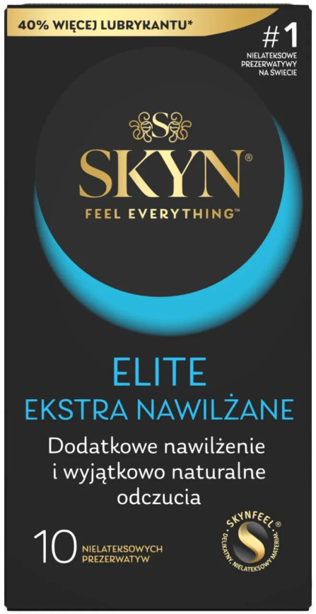 Безлатексні преміум-презервативи SKYN Elite Extra Lubricated 10 шт фото 2