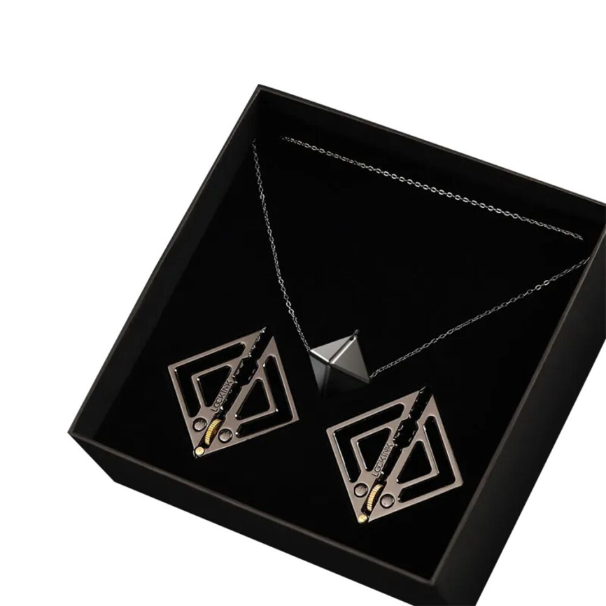 Затискачі для сосків з важкою підвіскою LOCKINK Adjustable Nipple Clamps with Heavy Pendant, під срібло фото 8