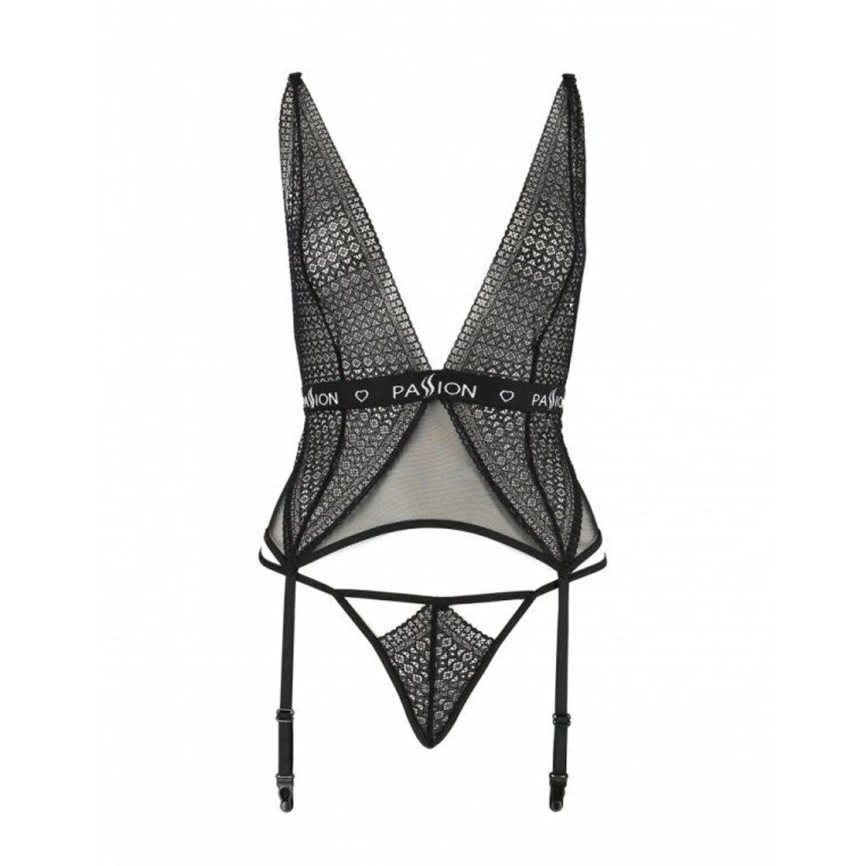 Полупрозрачный корсет Passion Exclusive MIRAJANE CORSET S/M, black фото 12