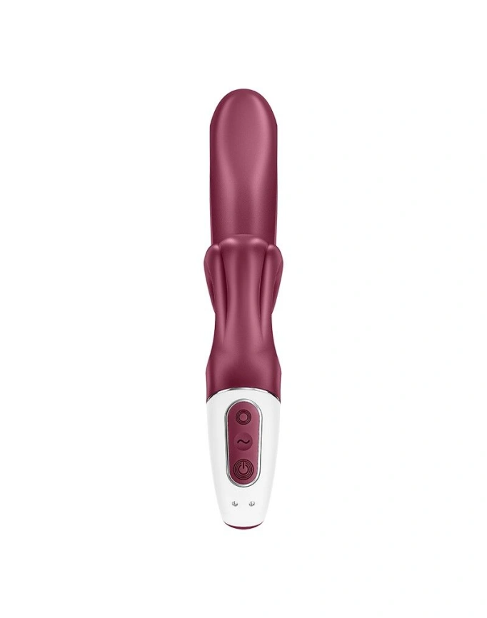 Вибратор-кролик Satisfyer Love Me Red, гибкий, отросток с тройным кончиком фото 4