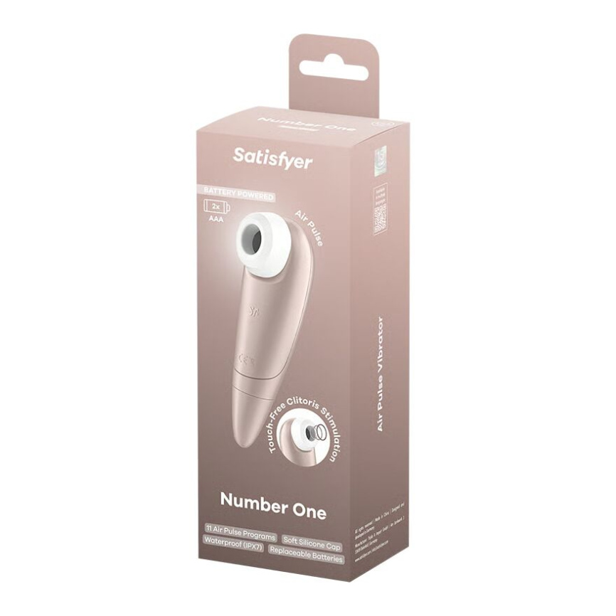 Вакуумний кліторальний стимулятор Satisfyer Number One на батарейках фото 3