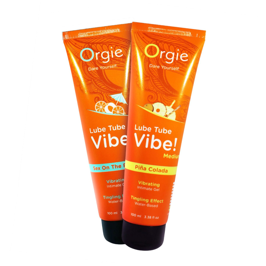 Вібролубрикант Orgie Lube Tube Vibe! Pina Colada 100 мл фото 4