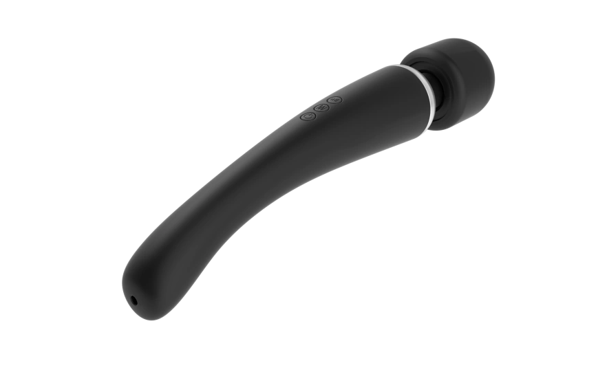 Мощный вибромассажер Dorcel Megawand Black перезаряжаемый, 160 режимов фото 3