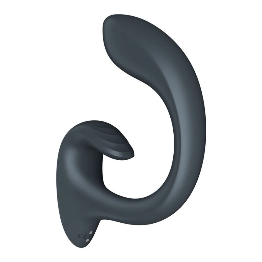 Вагинально-клиторальный вибратор Satisfyer G for Goddess 1 Dark Grey, 2 мотора фото 4