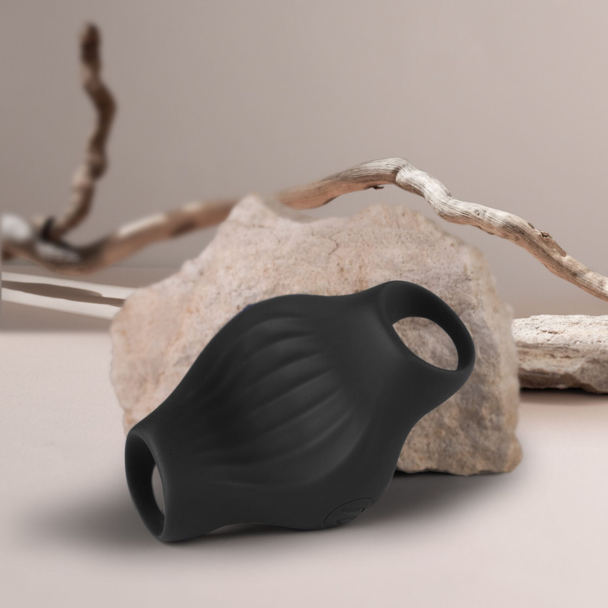 Мастурбатор Rocks Off Palm Black, петлі для пальців, 10 режимів фото 5