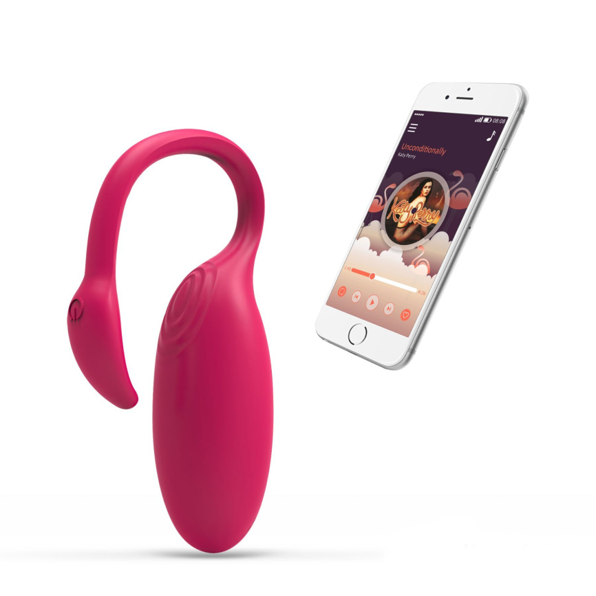 Смарт-віброяйце Magic Motion Flamingo зі стимулятором клітора, 3 види вправ Кегеля фото 1