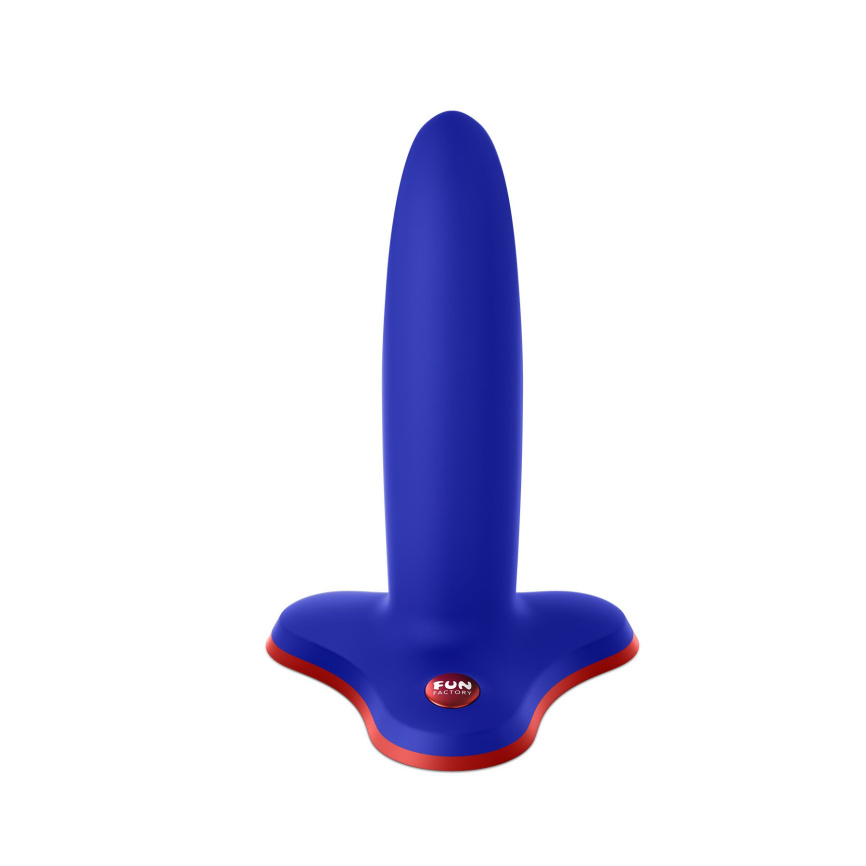 Фалоімітатор Fun Factory LIMBA FLEX S, синій, гнучкий, з ефектом пам’яті, підходить для точки G  фото 3