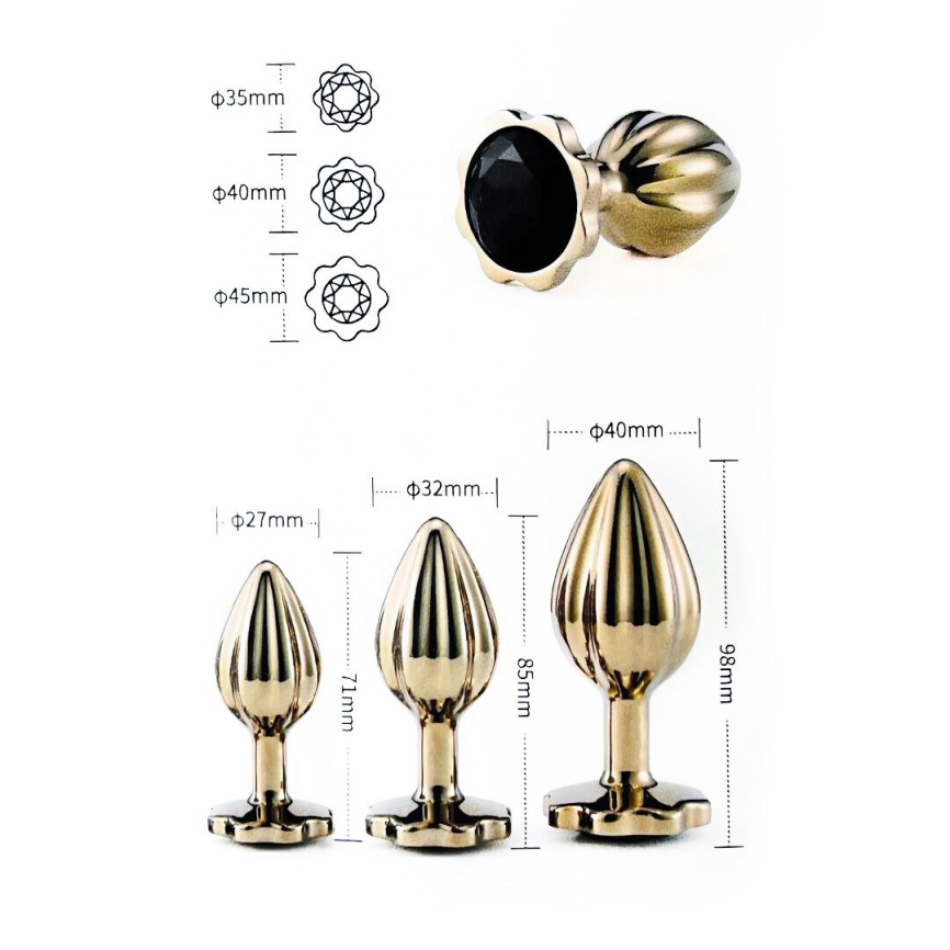 Набір анальних пробок LOCKINK YEAHWOW Nympho Butt Plug Set фото 6