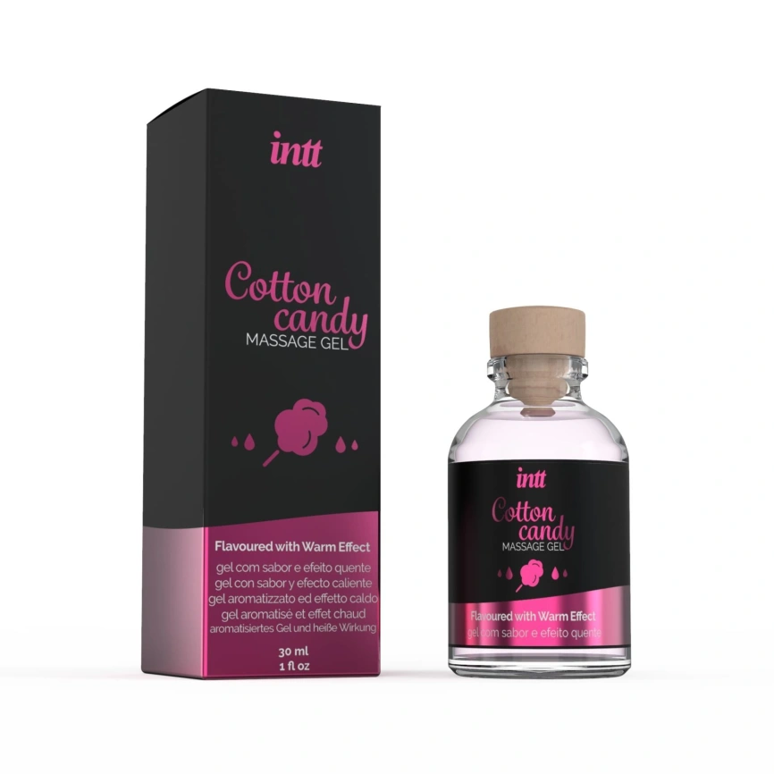 Массажный гель для интимных зон Intt Cotton Candy (30 мл) разогревающий фото 1