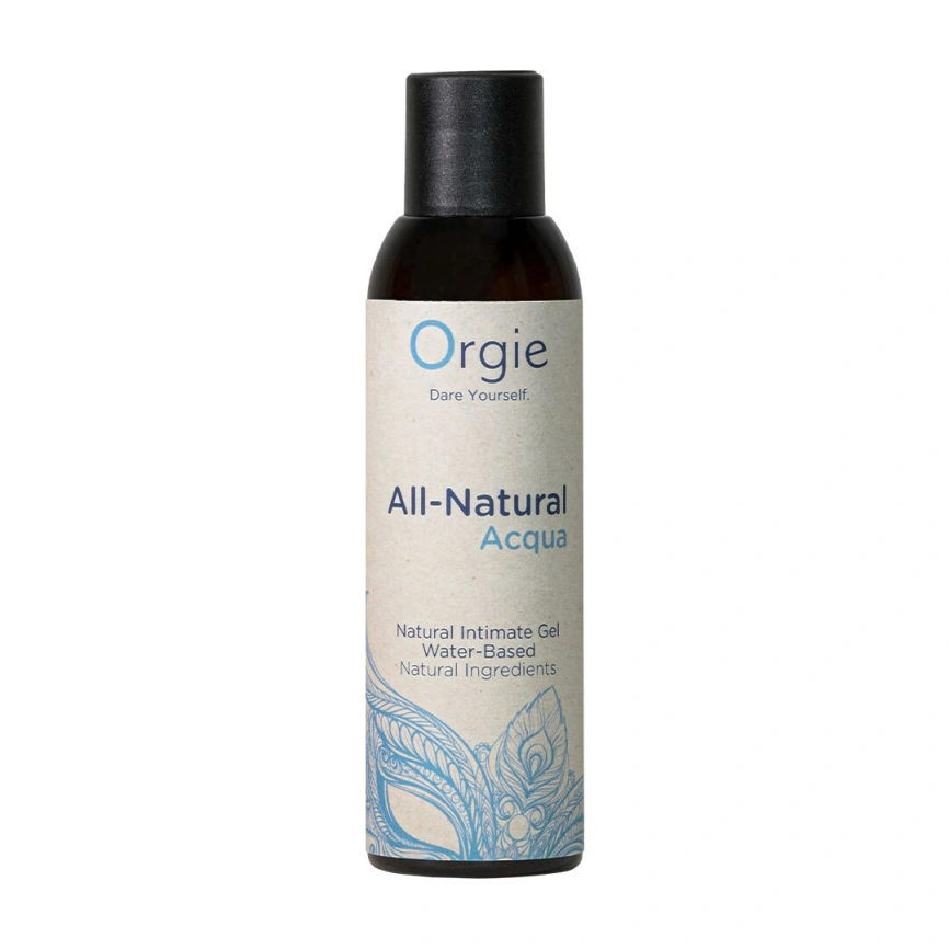 Лубрикант на водной основе Orgie All Natural Acqua, 150 мл, нелипкий, гладкий, натуральный состав фото 1