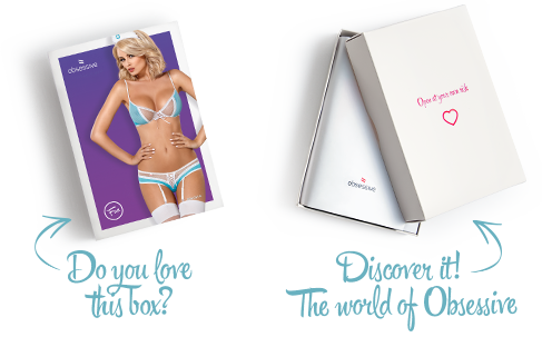 Еротичний костюм медсестри Obsessive 834-CST-6 L/XL, біло-блакитний фото 8
