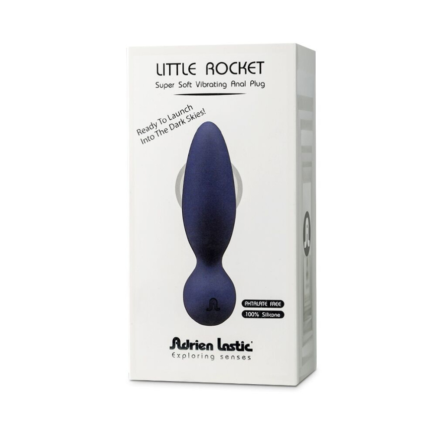 Анальна вібропробка Adrien Lastic Little Rocket макс. діаметр 3,5 см, soft-touch фото 5