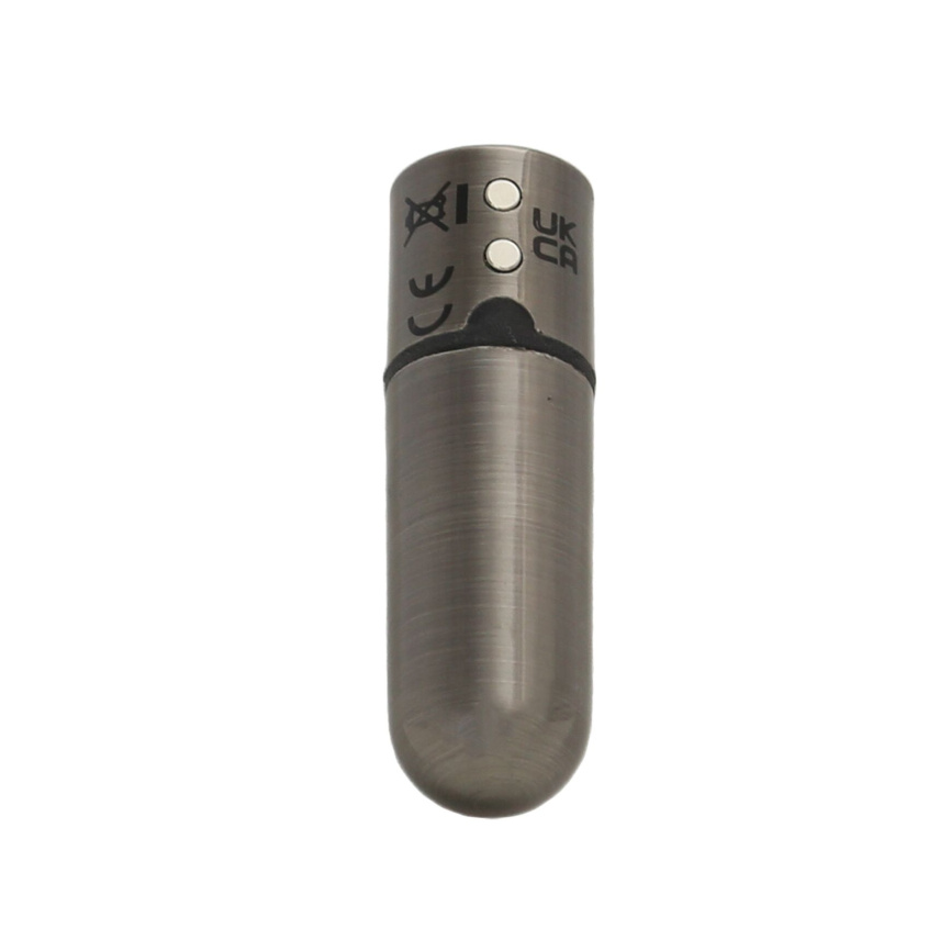 Віброкуля PowerBullet First-Class Bullet 2.5″ з Key Chain Pouch, Gun Metal, 9 режимів вібрації фото 4