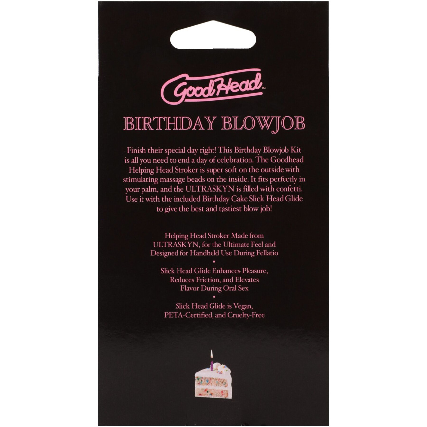 Набір для мінету Doc Johnson GoodHead Birthday Blowjob Kit фото 11
