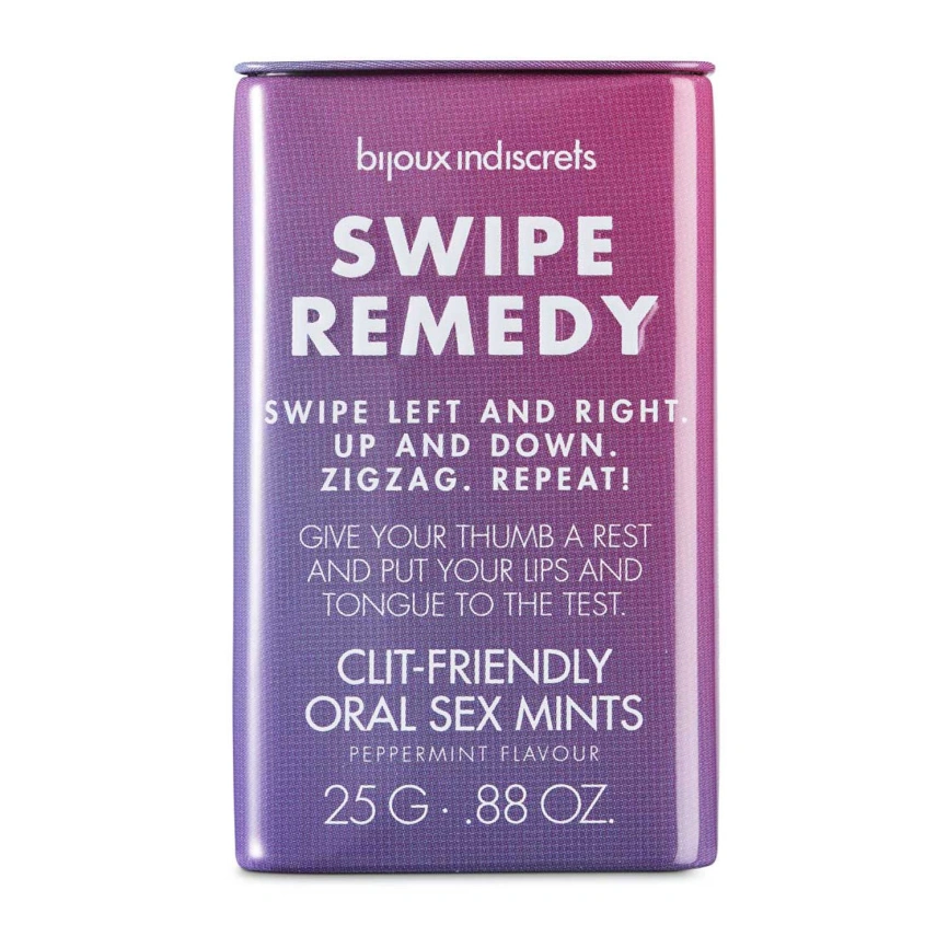 Распродажа! Мятные конфеты Bijoux Indiscrets Swipe Remedy – clitherapy oral sex mints, срок 11.04.26 фото 1