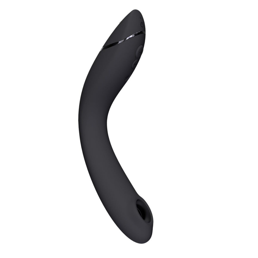Вакуумний стимулятор для точки G та клітора з вібрацією Womanizer OG Dark Grey, 12 рівнів, 3 режими фото 4