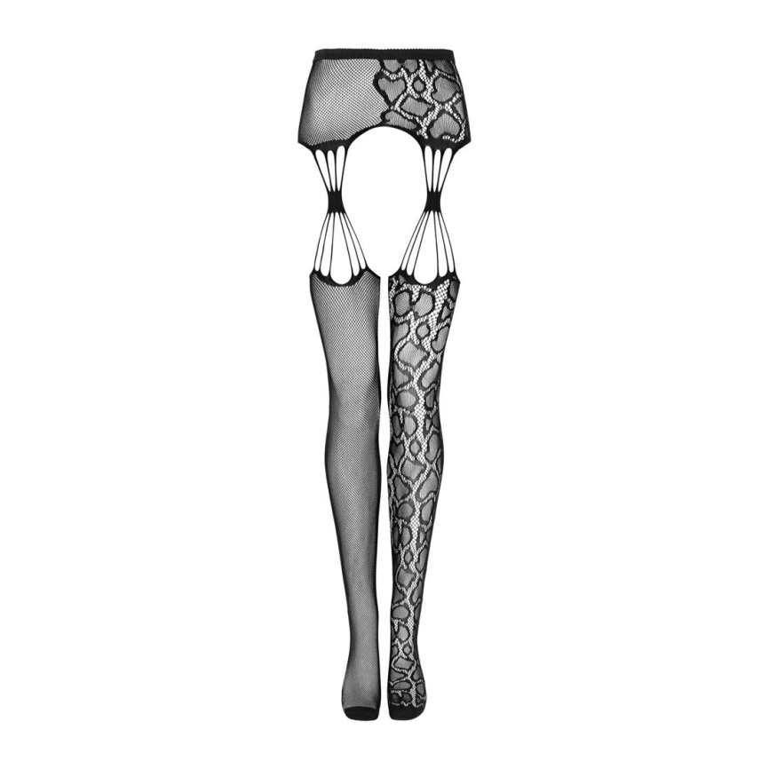 Еротичні колготки-бодістокінг Obsessive Garter stockings S821 S/M/L фото 11