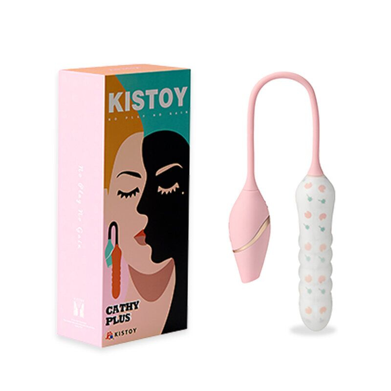Пульсатор з вакуумним стимулятором KISTOY Cathy Plus на гнучкій зчіпці фото 2