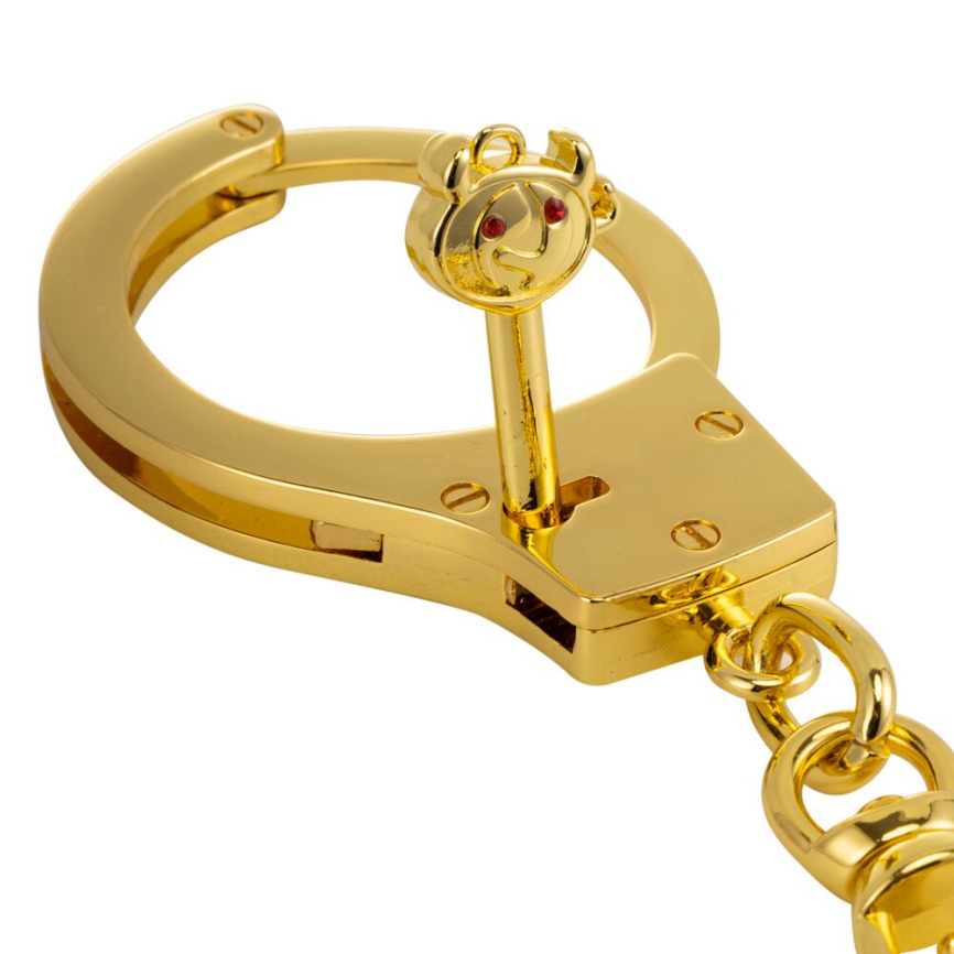 Наручники LOCKINK Pretty-sub Handcuffs, золотисті, металеві, можна відкрити без ключа фото 2