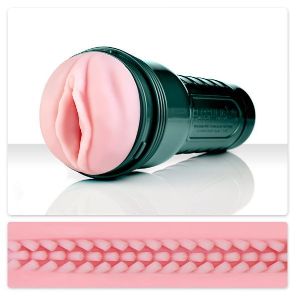 Мастурбатор з вібрацією Fleshlight Vibro Pink Lady Touch, три віброкулі, стимулювальний рельєф фото 1