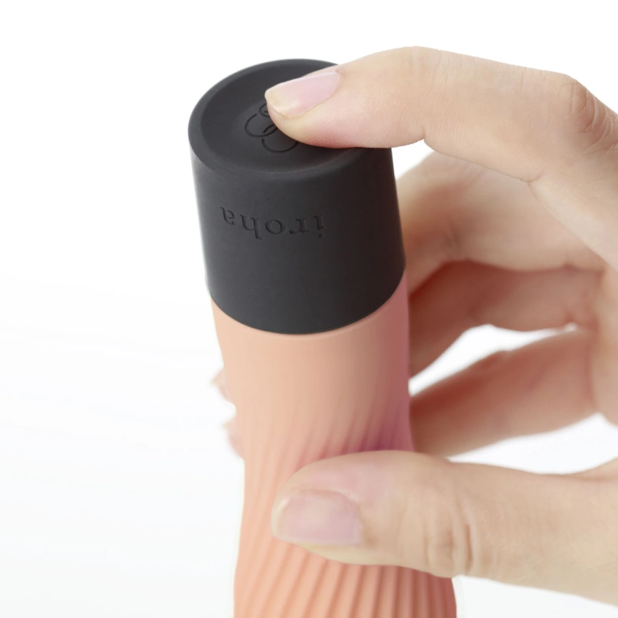 Вибратор IROHA ZEN Hanacha с нежной ребристой поверхностью фото 5