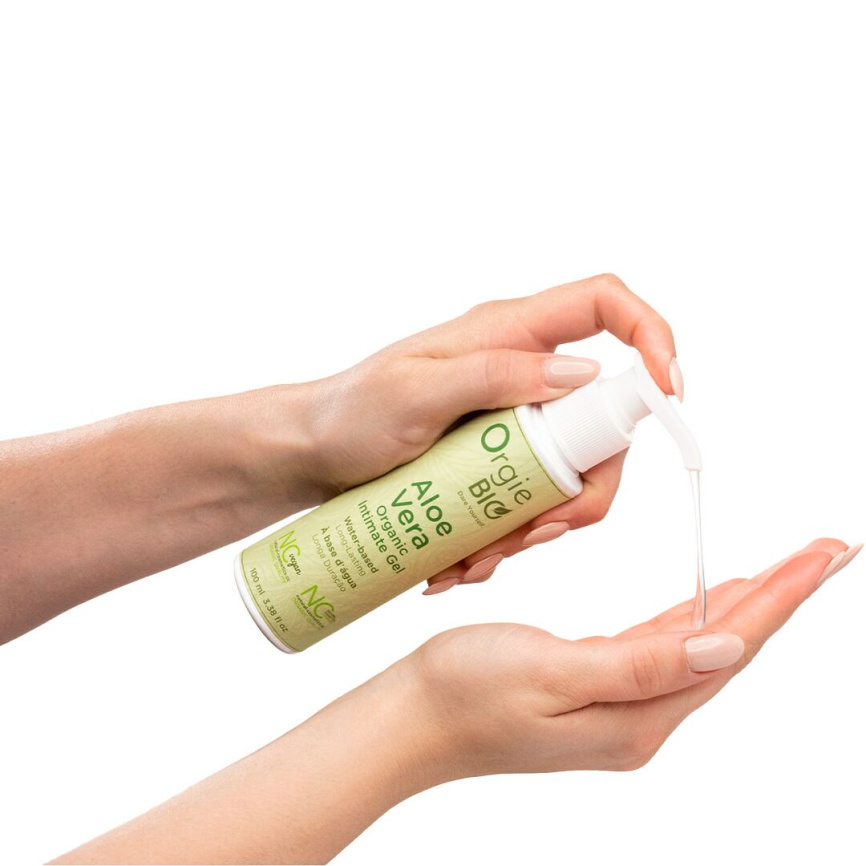 Лубрикант на водній основі Orgie – Bio Aloe Vera Intimate Gel (100 мл), екстракт алое вера фото 2