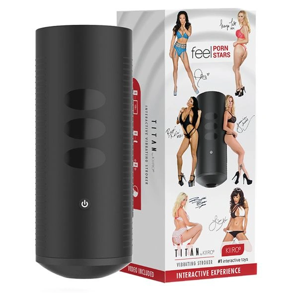 Интерактивный мастурбатор Kiiroo Titan Feel Pornstars Experience, 9 вибромоторов, теледильдоника фото 1