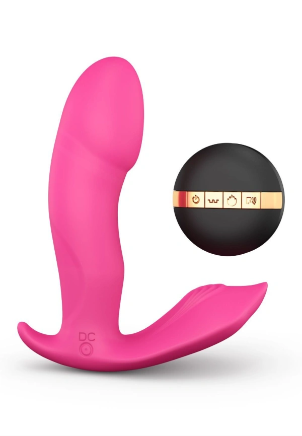 Вибратор Dorcel Secret Clit с подогревом и пультом ДУ, можно под одежду, голосовое управление фото 1