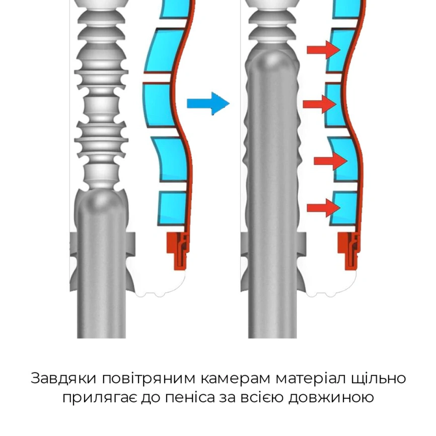 Мастурбатор Tenga Air-Tech Ultra Size, более высокая аэростимуляция и всасывающий эффект фото 8
