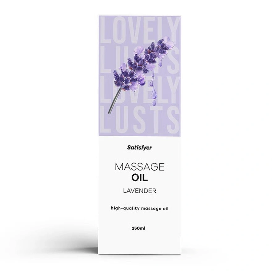 Массажное масло Satisfyer Massage Oil Lavender 250 мл фото 1