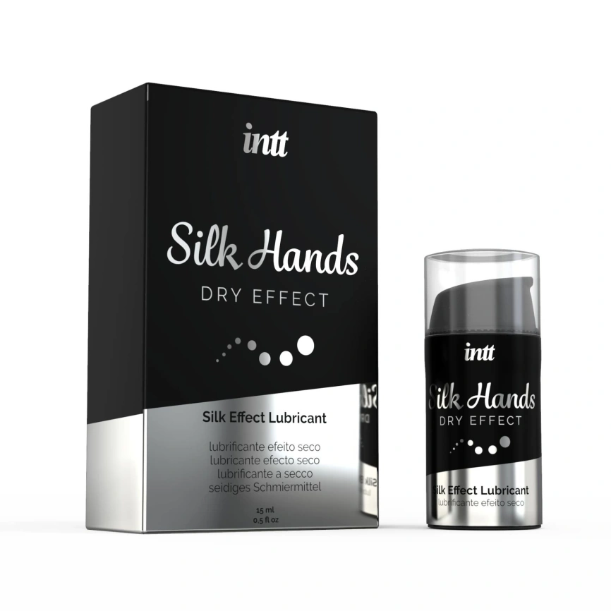 Ультагустая силиконовая смазка Intt Silk Hands (15 мл) с матовым эффектом, шелковистый эффект фото 1