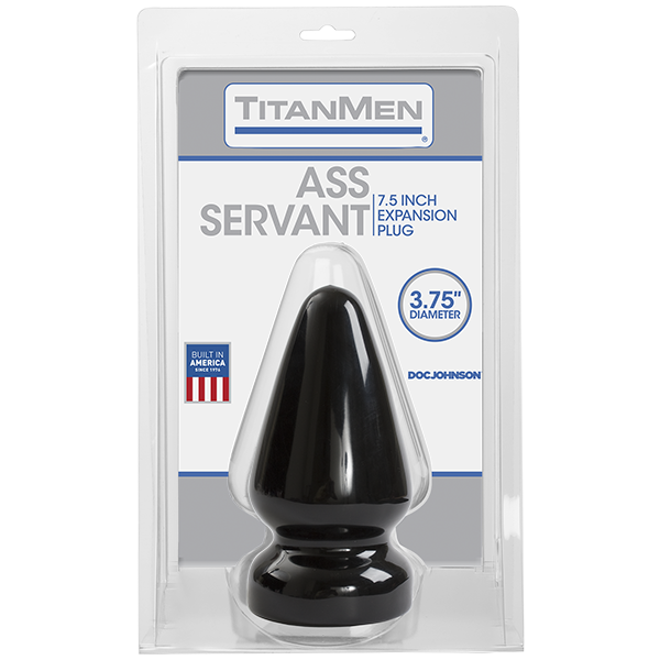Пробка для фістингу Doc Johnson Titanmen Tools - Butt Plug 3.75 Inch Ass Servant, діаметр 9,4см фото 2