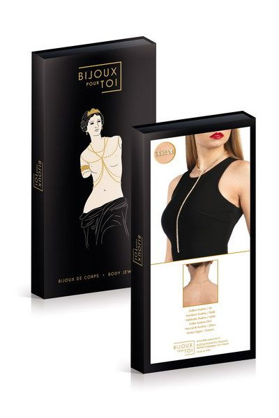 Кольє зі стразами Bijoux Pour Toi - Audrey Gold фото 3