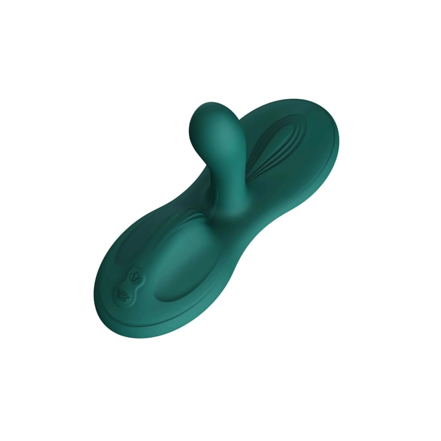 Sit-on-top смарт-вибратор Zalo – Flora Smart Vibrating Pad Turquoise Green, 9 моторов фото 2