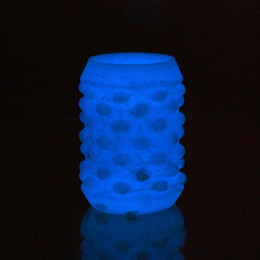 Мастурбатор ADDICTION Silicone Reversible Stroker – Glow in the Dark фото 7