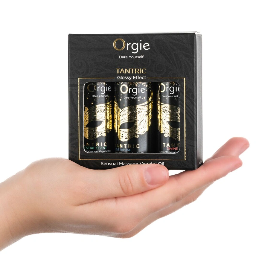 Набор масел для тантрического массажа Orgie – Tantric Mini Size Collection (3х30 мл), увлажнение фото 2