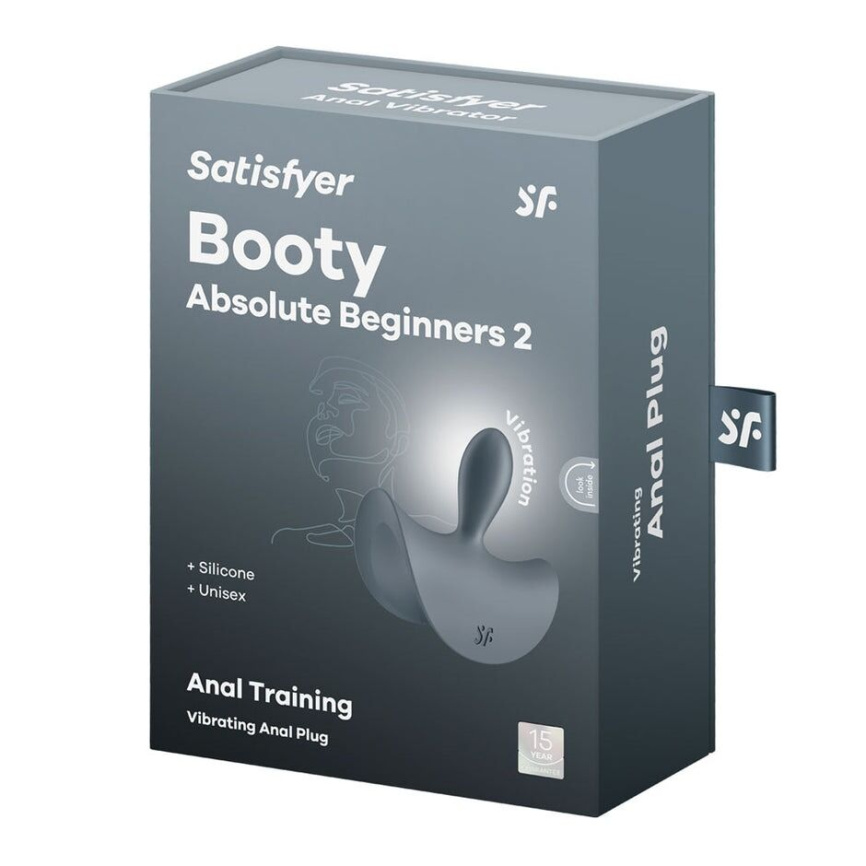 Анальна вібропробка Satisfyer Booty Absolute Beginners 2, для початківців, ввідна частина 3,5 см фото 7