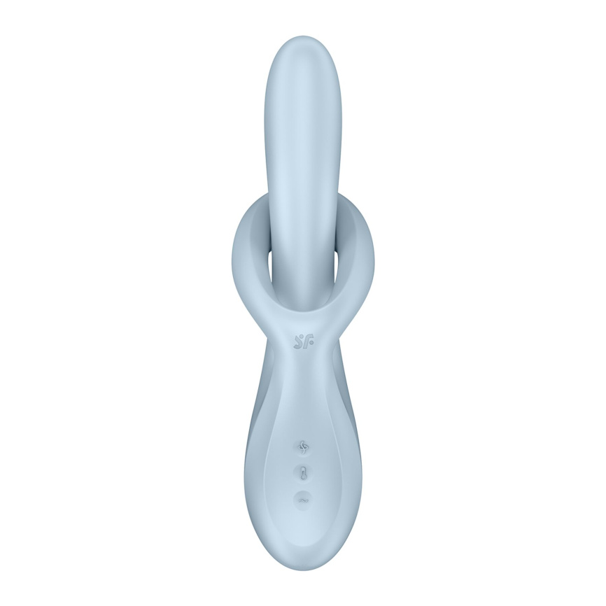 Вібратор з ротацією Satisfyer Heat Flex 4 Blue, підігрів до 39°C фото 5