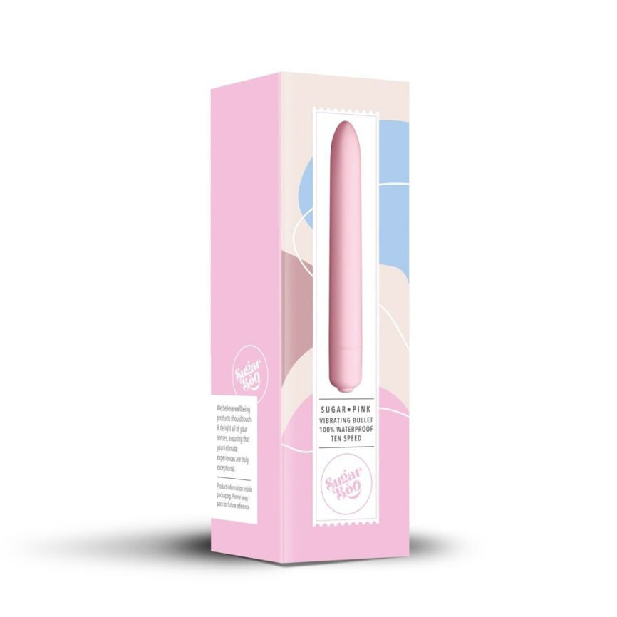Мінівібратор SugarBoo Sugar Pink, 10 рівнів інтенсивності фото 5