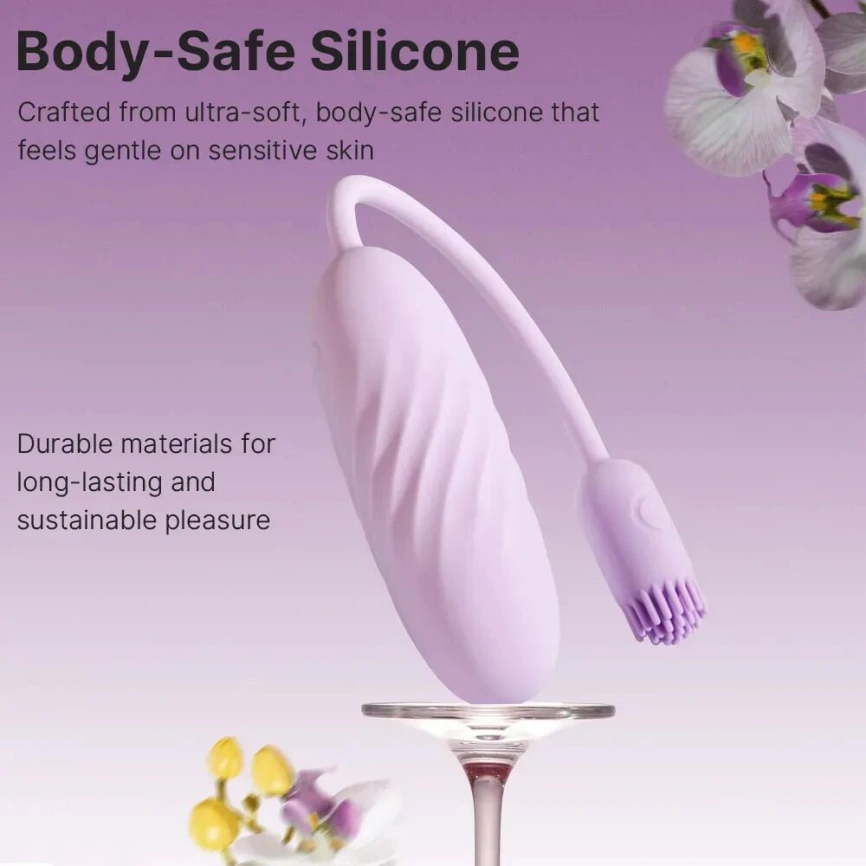Виброяйцо Svakom Plume Pastel Lilac  фото 13