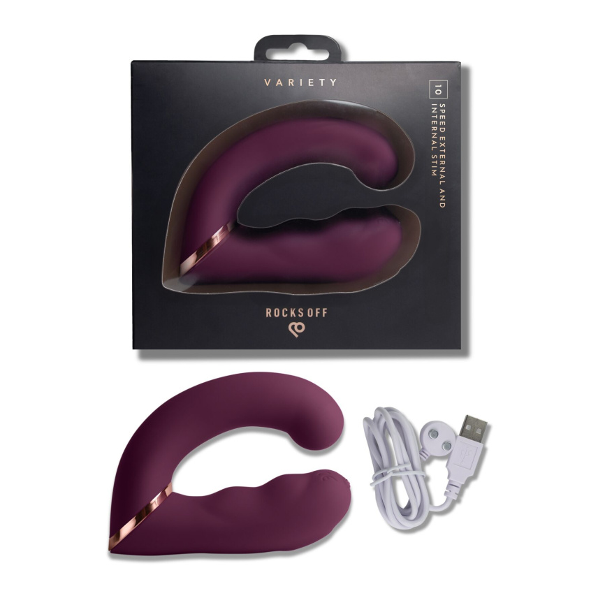 Вібратор Rocks Off Variety Burgundy фото 7