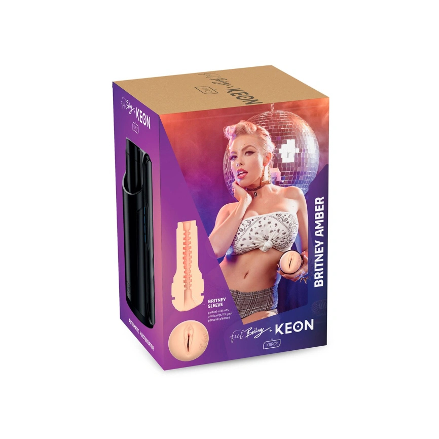 Интерактивная секс-машина для мужчин Kiiroo Keon Combo Set с мастурбатором Feel Britney фото 2