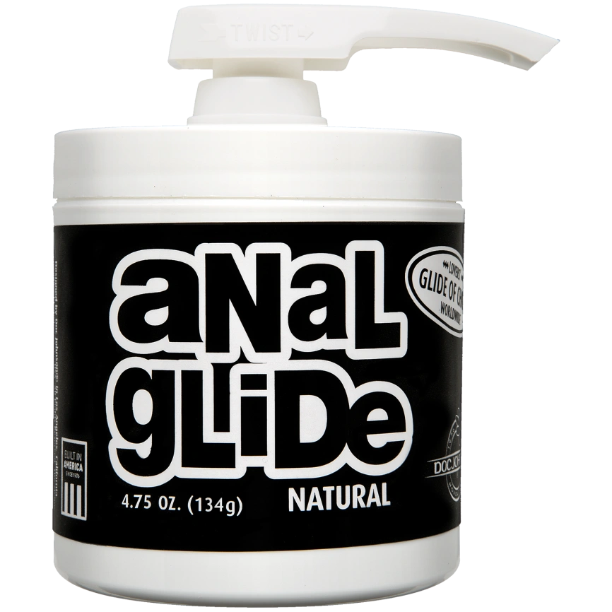 Анальная смазка на масляной основе Doc Johnson Anal Glide Natural (127 г) длительное скольжение фото 1