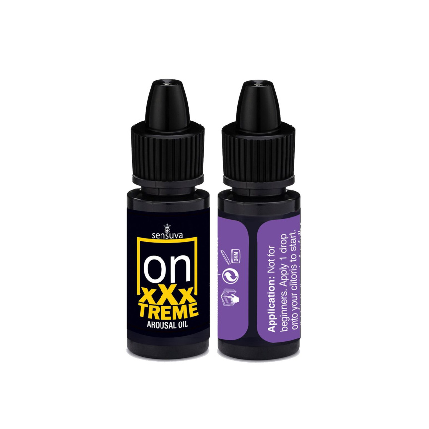 Збуджувальні краплі для клітора Sensuva On xXxTREME Arousal Oil (5 мл) with Antidote (5 мл) + антидот фото 3