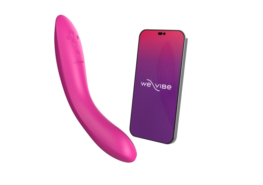 Смарт-вібратор We-Vibe Rave 2 Twisted Pleasure Pink, для точки G та входу в піхву, 2 мотори фото 1