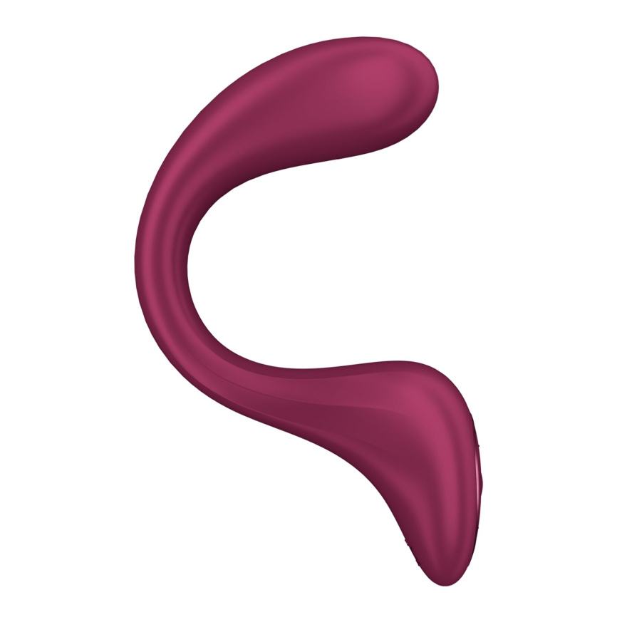 Вагінально-кліторальний вібратор Satisfyer G for Goddess 2 Wine Red, 2 мотори фото 1