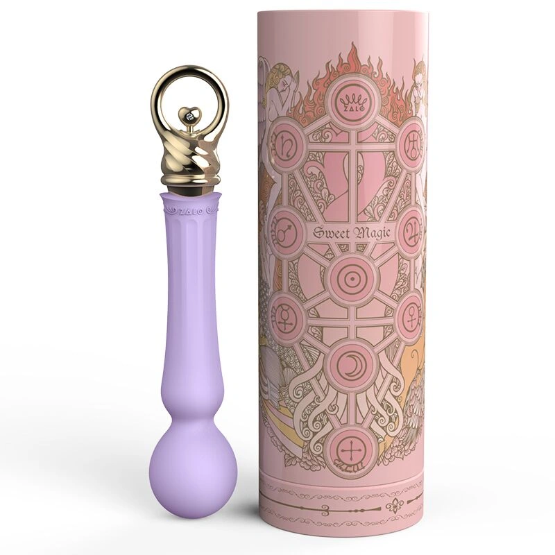 Вибромассажер с подогревом Zalo Sweet Magic - Confidence Wand Fantasy Violet фото 4
