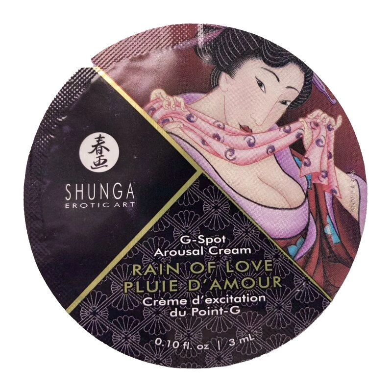 Пробник крема для стимуляции точки G Shunga RAIN OF LOVE (3 мл) фото 1