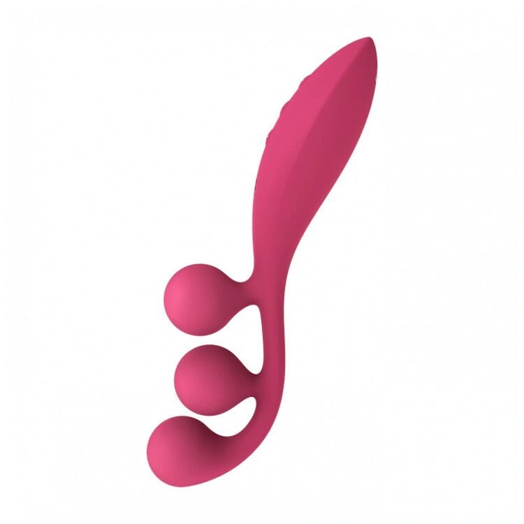 Универсальный вибратор Satisfyer Tri Ball 1, 3 мотора, гнется фото 3